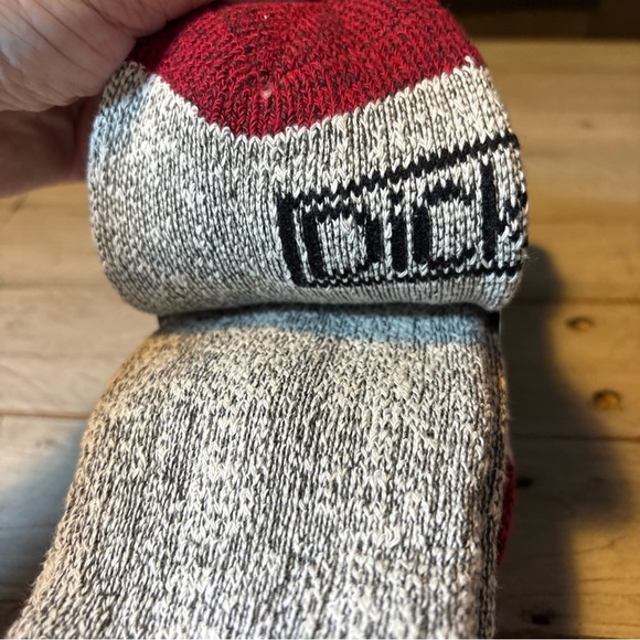 Men's Dickies Steel Toe Crew Performance Thermals Heavyweight Cotton 3 Pair Red - Picture 11 of 16